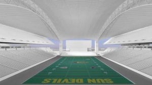 New $300 million football stadium for ASU or Arizona State University