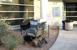 Chandler Library declares war on homeless people