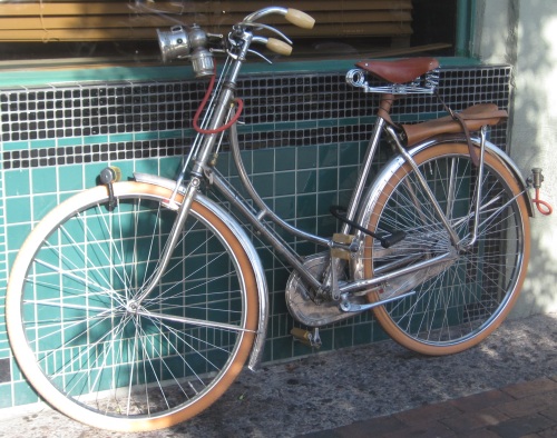 cool antique bicycle I saw on Mill Avenue in Tempe, Arizona