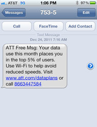 AT&T's unlimited data plan ain't unlimited. A number of customers think they are being screwed by ATT