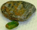 burning trestle rocks from San Clemente Beach in Orange County, California