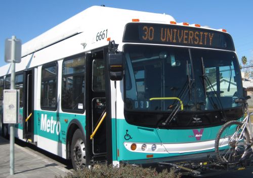 Valley Metro bus number 6661 with advertizing propaganda supporting the Phoenix Suns on March 23, 2012